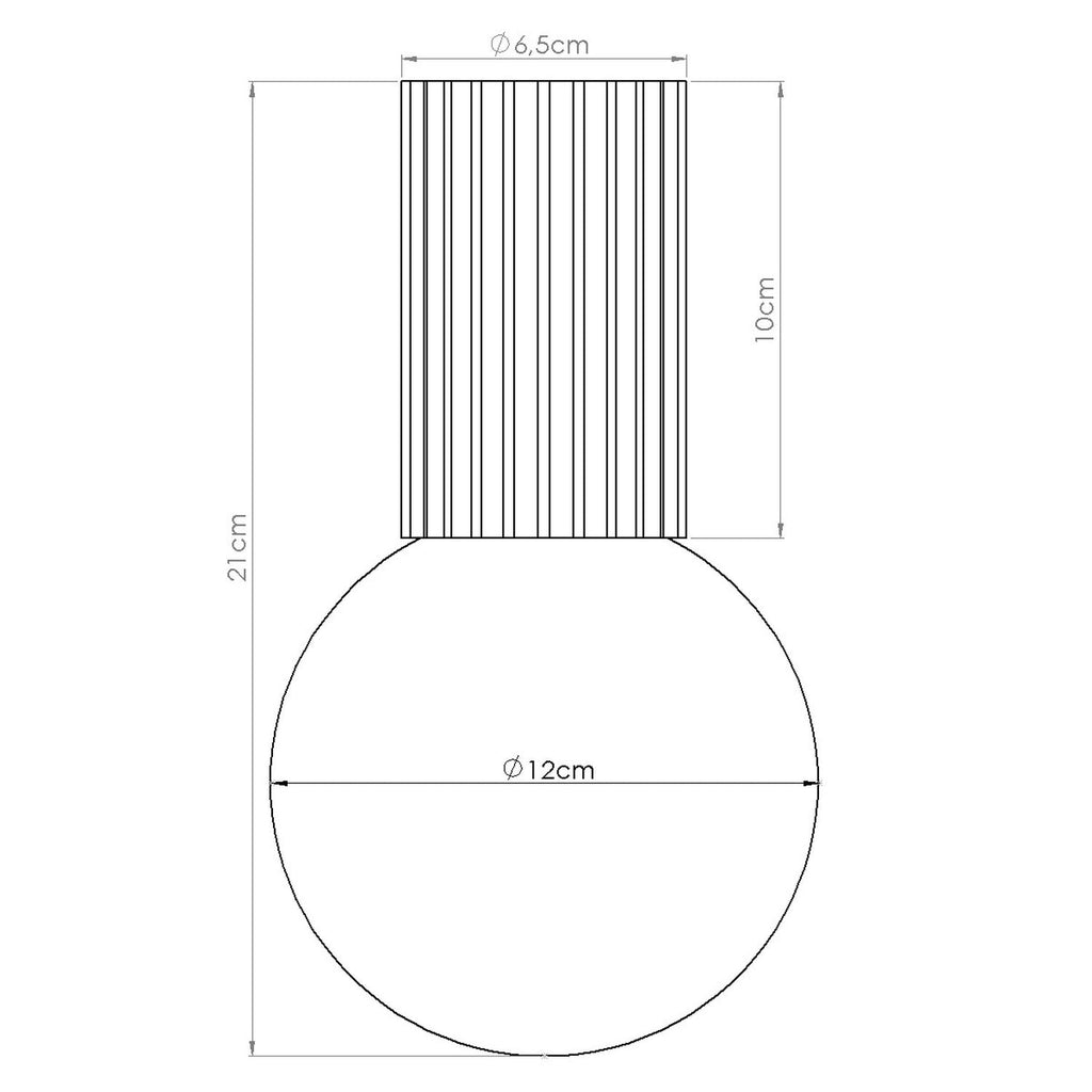 Opal Glass Globe Ceiling Light IP44 - G9 Flush Mount Bathroom Hallway