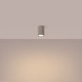 Ribbed Surface Spotlight - GU10 Cylindrical Ceiling Downlight Kitchen Hallway