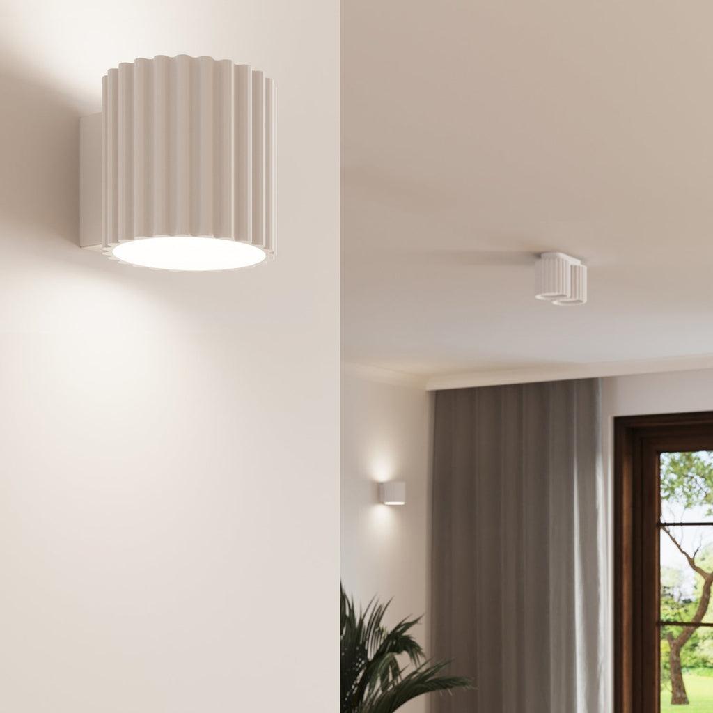 Square Up Down Wall Light - G9 Cube Sconce Hallway Bedside Modern