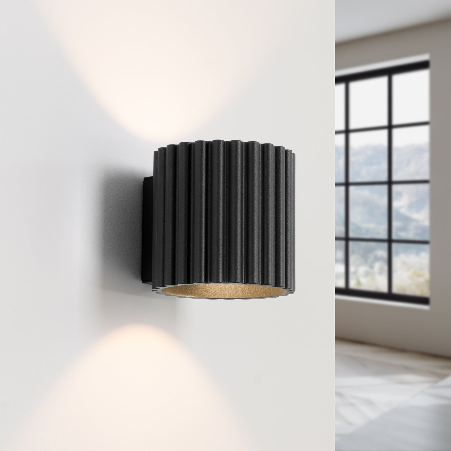 Square Up Down Wall Light - G9 Cube Sconce Hallway Bedside Modern