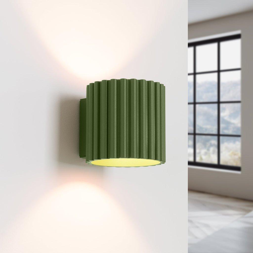Square Up Down Wall Light - G9 Cube Sconce Hallway Bedside Modern