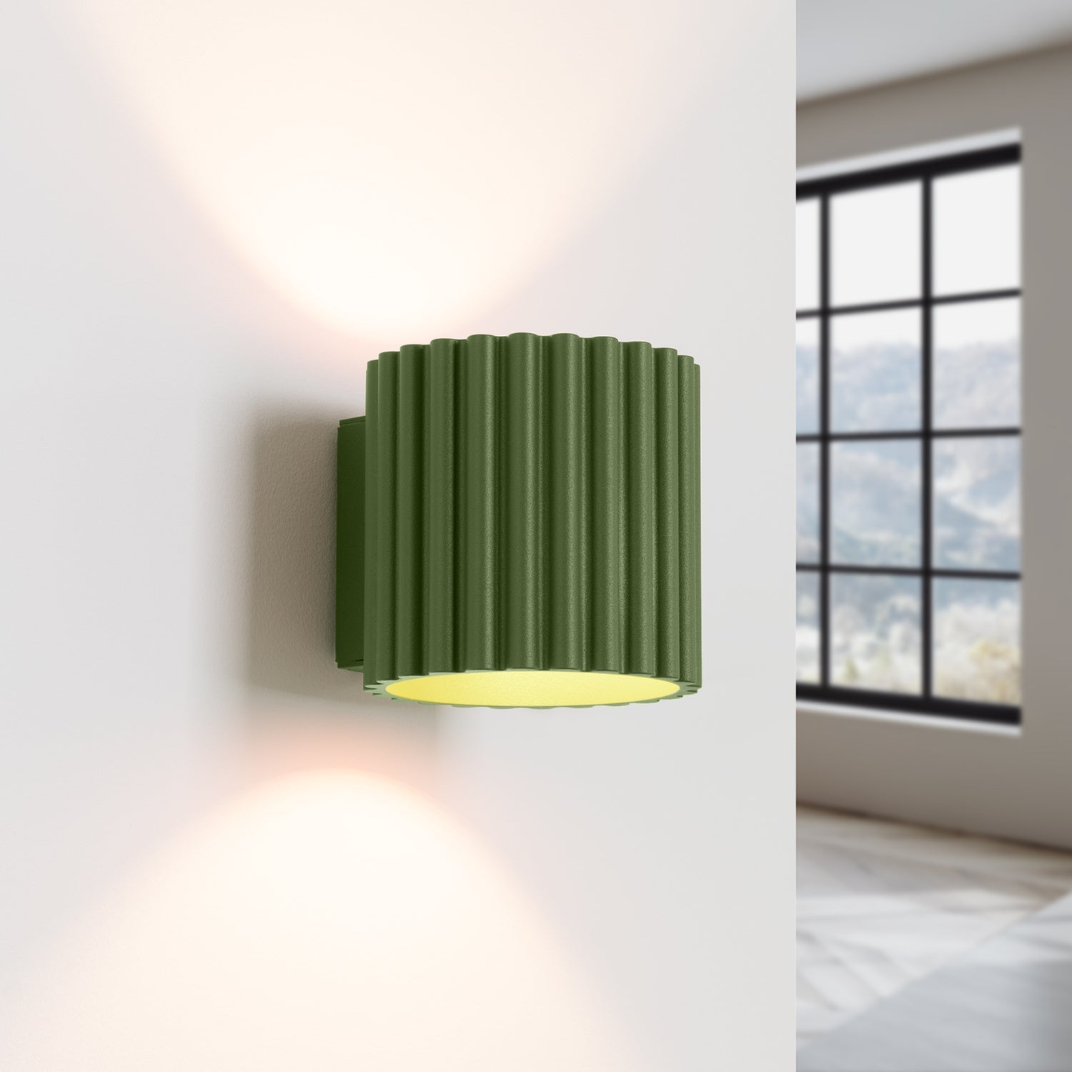 Square Up Down Wall Light - G9 Cube Sconce Hallway Bedside Modern