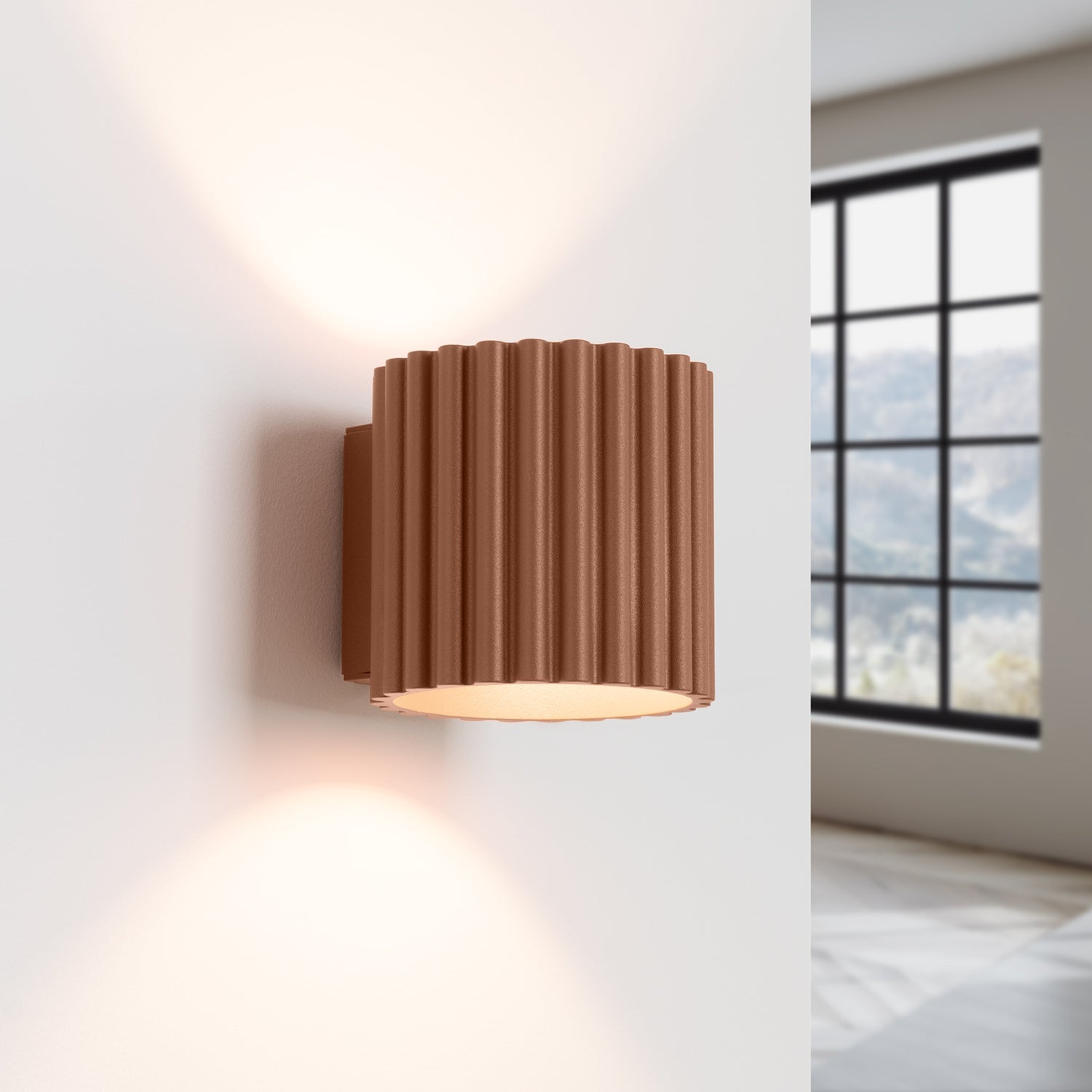 Square Up Down Wall Light - G9 Cube Sconce Hallway Bedside Modern