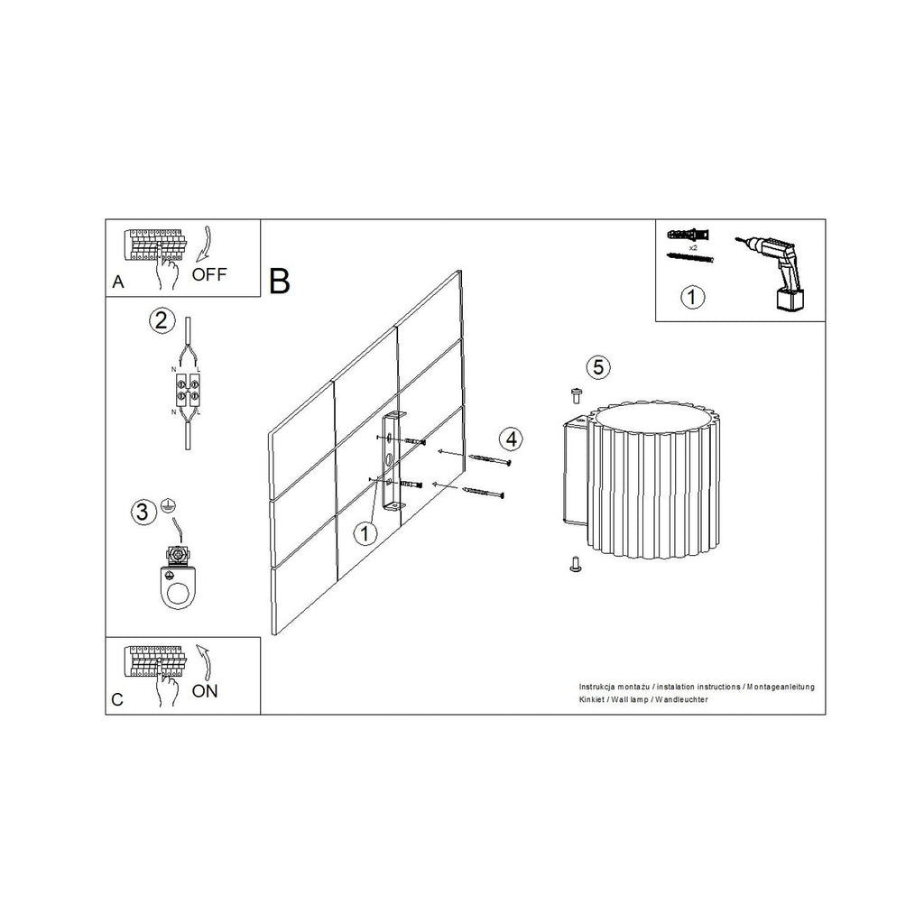 Square Up Down Wall Light - G9 Cube Sconce Hallway Bedside Modern