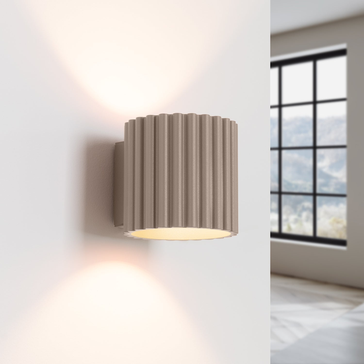 Square Up Down Wall Light - G9 Cube Sconce Hallway Bedside Modern