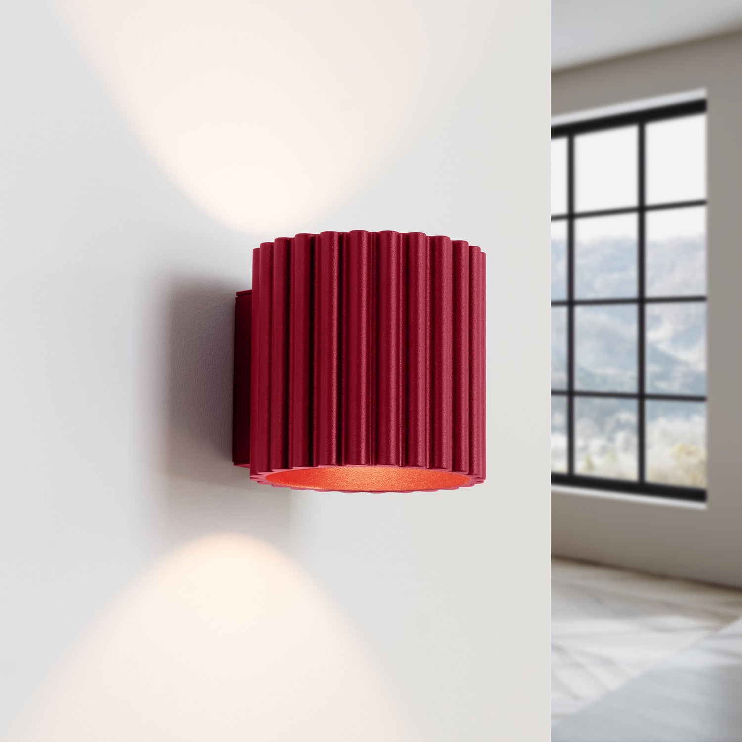 Square Up Down Wall Light - G9 Cube Sconce Hallway Bedside Modern