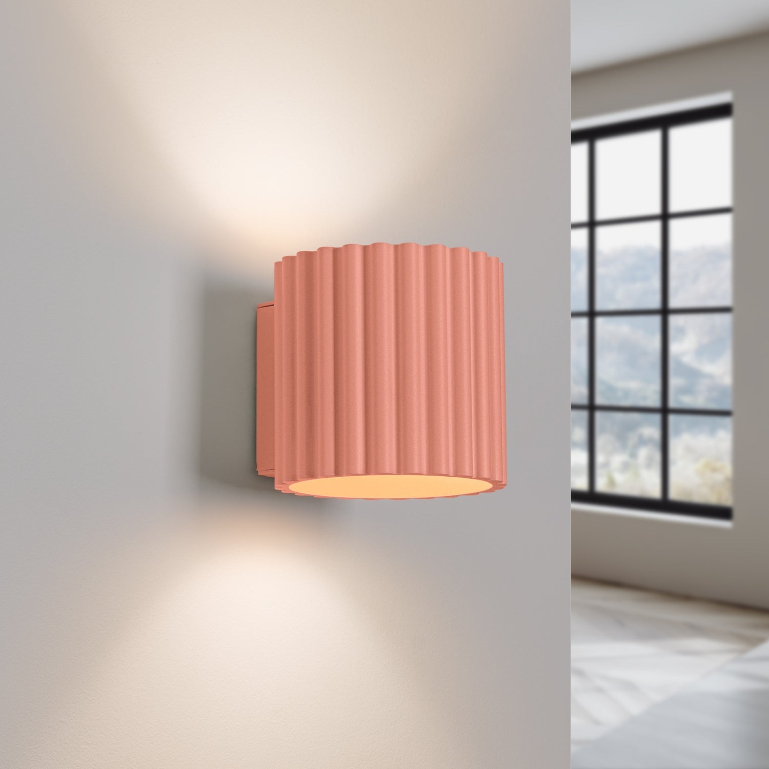 Square Up Down Wall Light - G9 Cube Sconce Hallway Bedside Modern