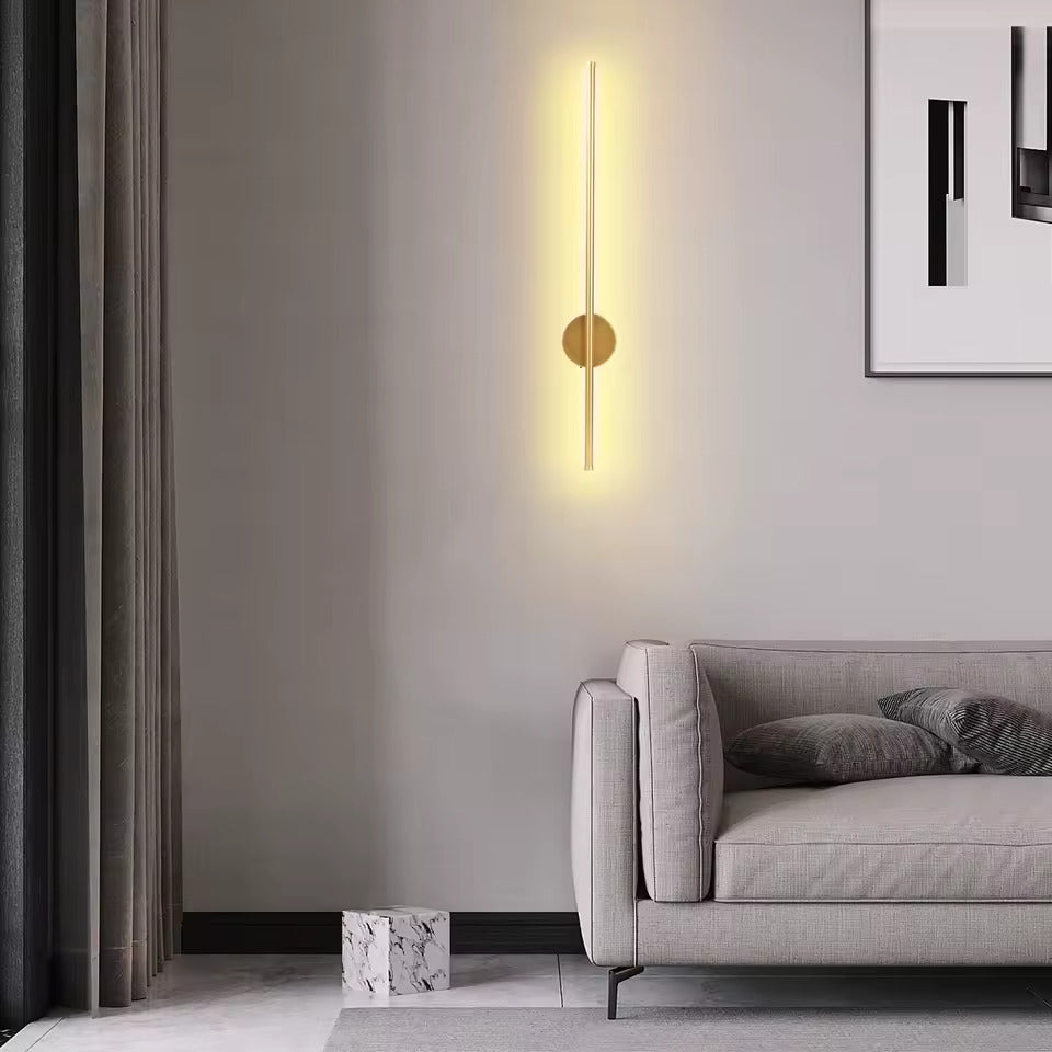 Rechargeable Gold Wall Light LED Dimmable Remote Control Battery