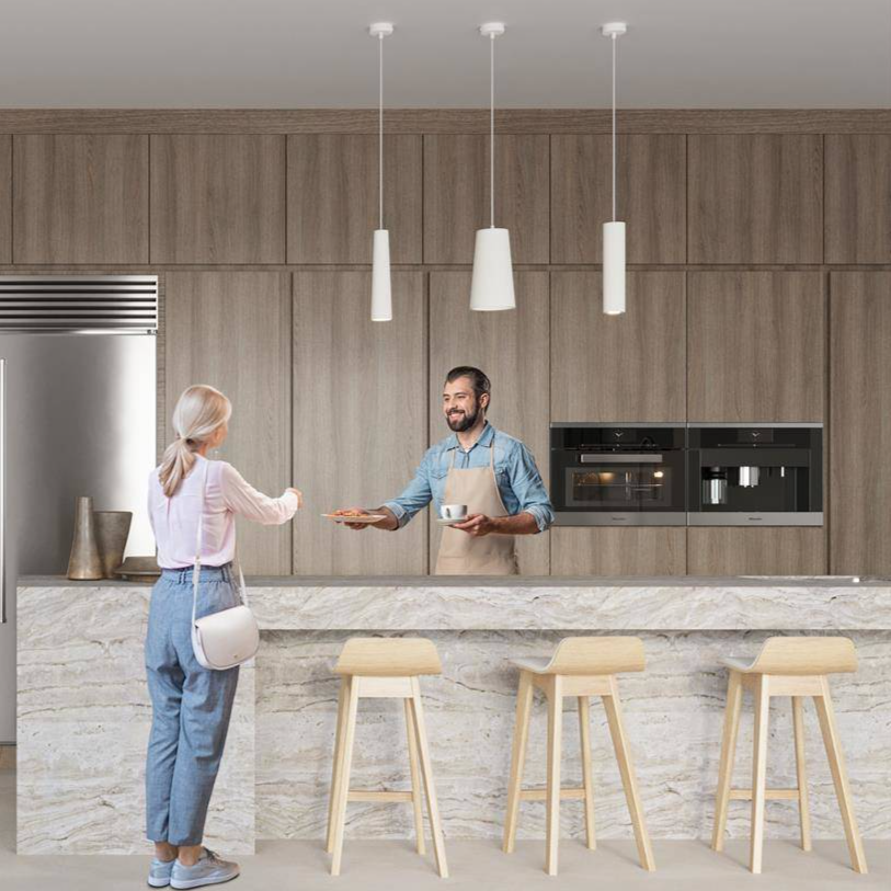 Adjustable Ceramic Pendant Lamp for Dining Room - Modern Zen Light