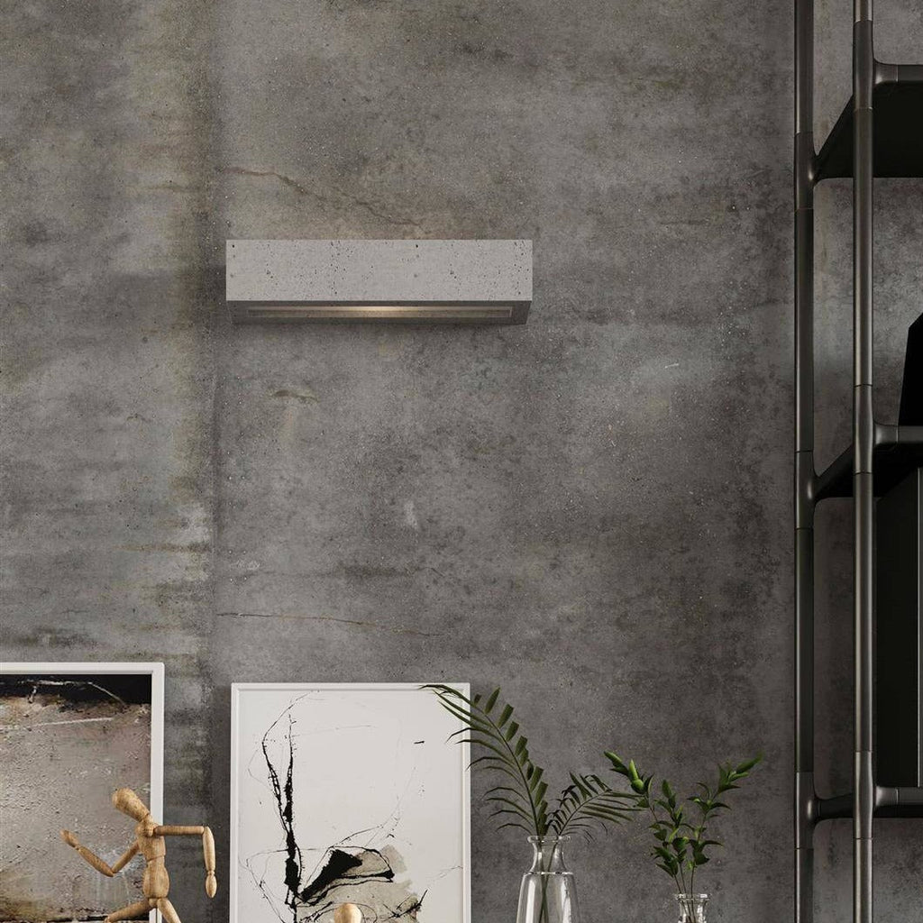 Concrete Wall Lamp - Minimalist Two-Sided Light Surface Mount UK