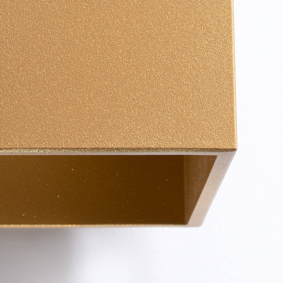Cube Wall Light - Gold Black Concrete Modern Elegant Fixture