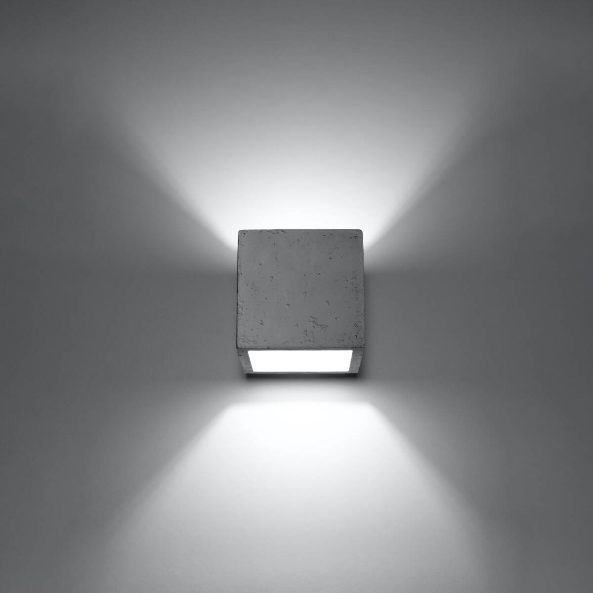 Cube Wall Light - Gold Black Concrete Modern Elegant Fixture