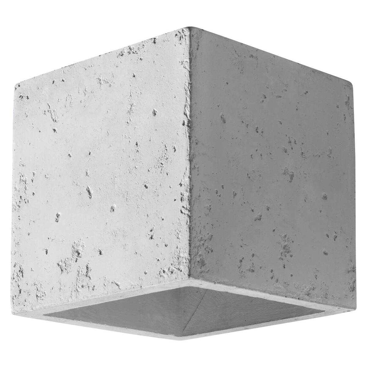 Cube Wall Light - Gold Black Concrete Modern Elegant Fixture