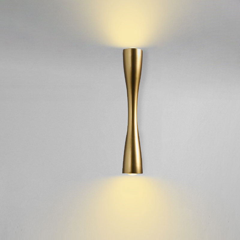 Golden Minimalist Wall Lamp - Contemporary Luxury Lighting UK