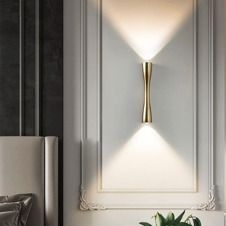 Golden Minimalist Wall Lamp - Contemporary Luxury Lighting UK