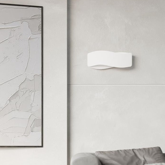 Myka Decorative Wall Lamp - Black & White LED Light Bracket