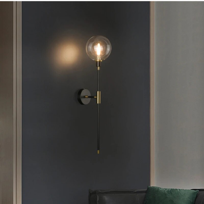 Black Sizzle Wall Light - Sleek Elegant Design for Luxurious Ambiance