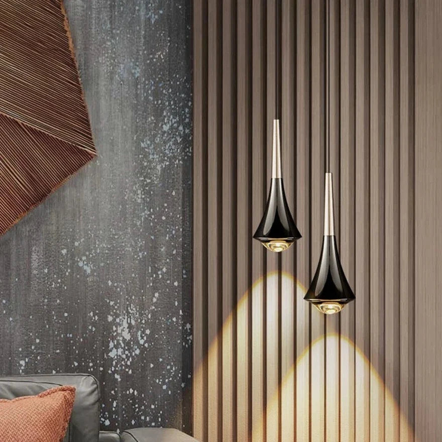 Dropping Pendant Light LED Integrated Adjustable Height Warm Light