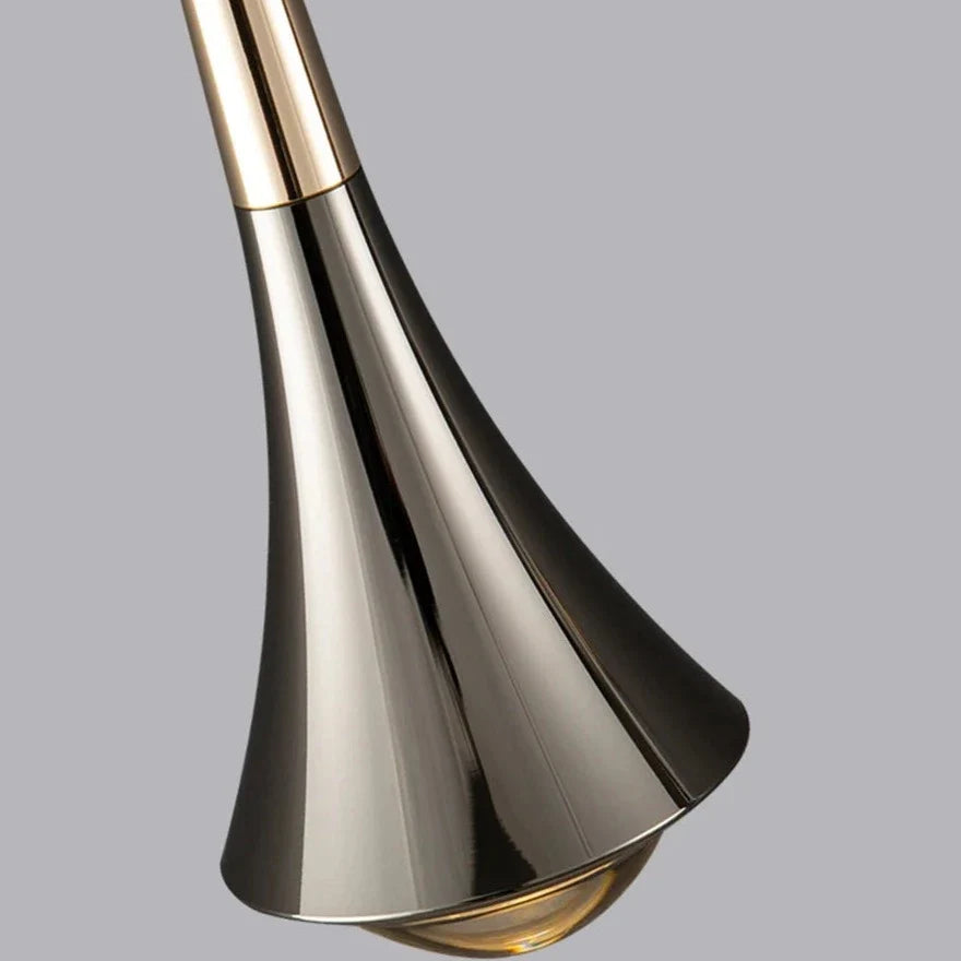 Dropping Pendant Light LED Integrated Adjustable Height Warm Light