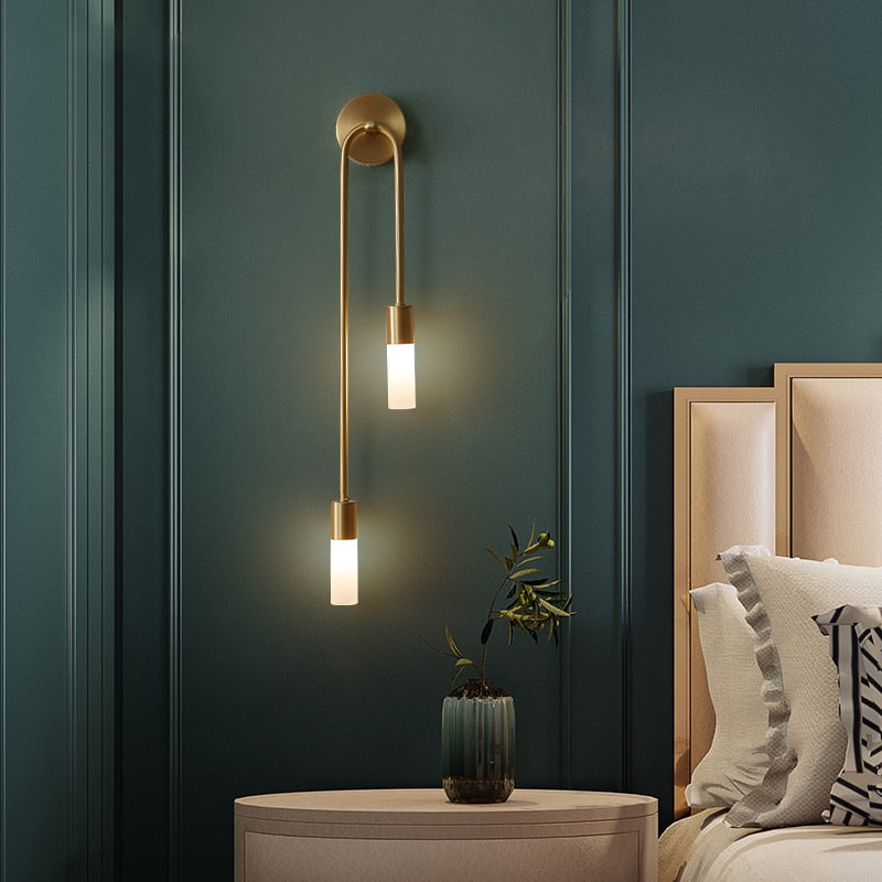 Spire Sleek LED Wall Light 12W Warm White Modern Metal G9 Bulb