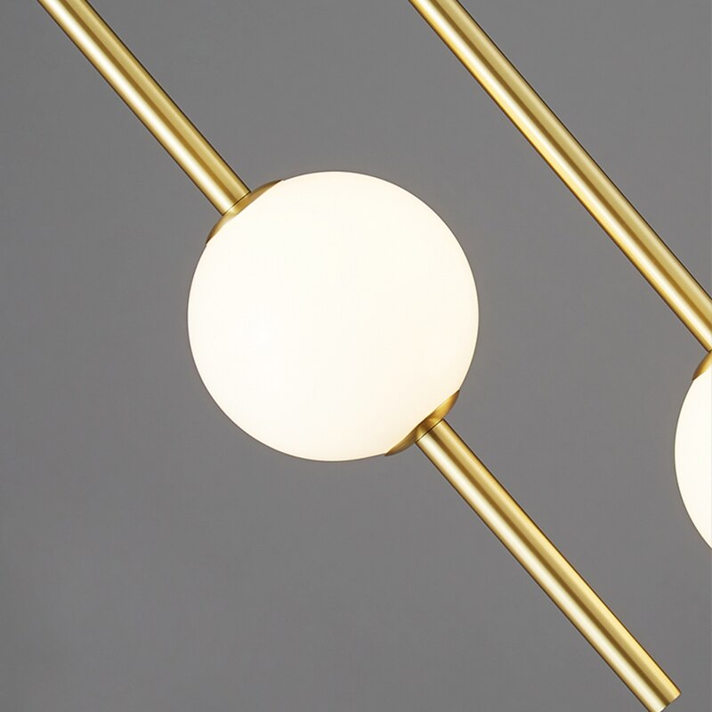 Dual Globe Pendant Light Changeable Colour Modern Bedroom Ceiling