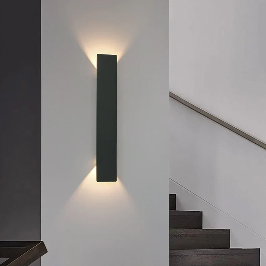 Sleek LED Wall Lamp with Warm Light - Easy Install Bedroom Lighting