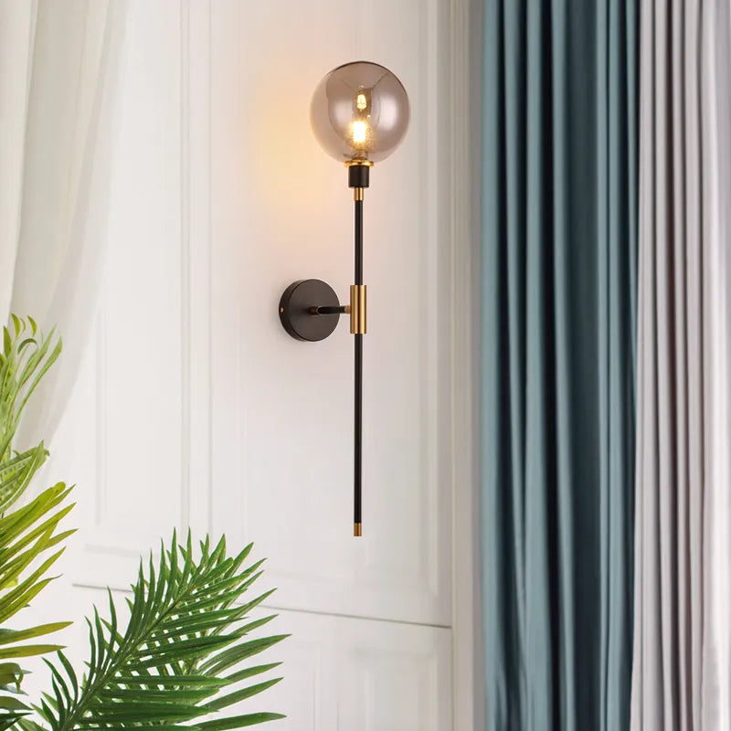 Black Sizzle Wall Light - Sleek Elegant Design for Luxurious Ambiance