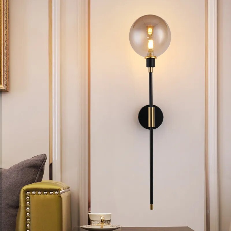 Black Sizzle Wall Light - Sleek Elegant Design for Luxurious Ambiance