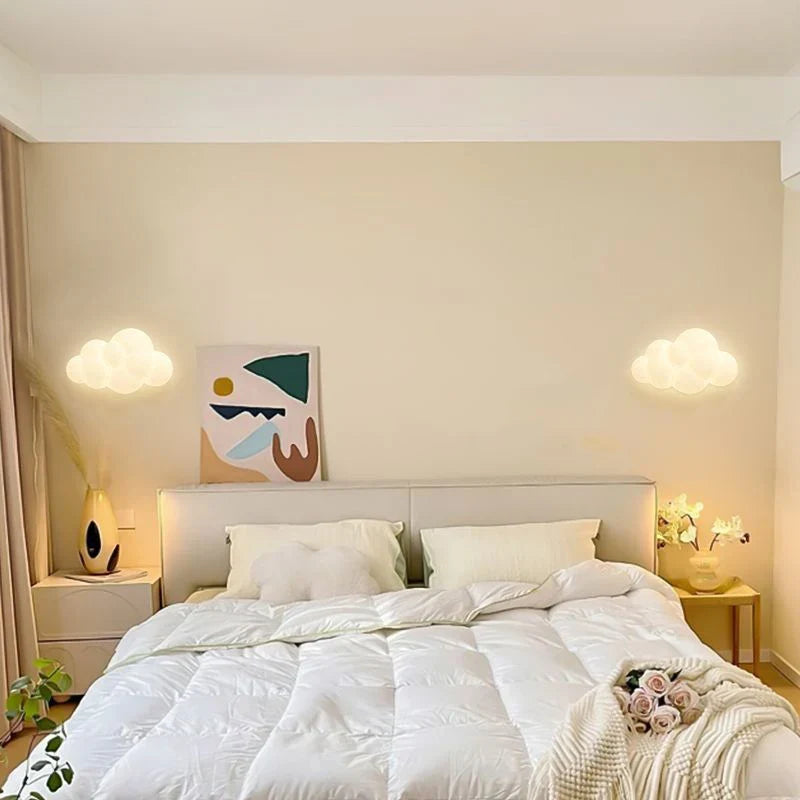 Remote Control Cloud Wall Lamp LED Adjustable Light Temperature