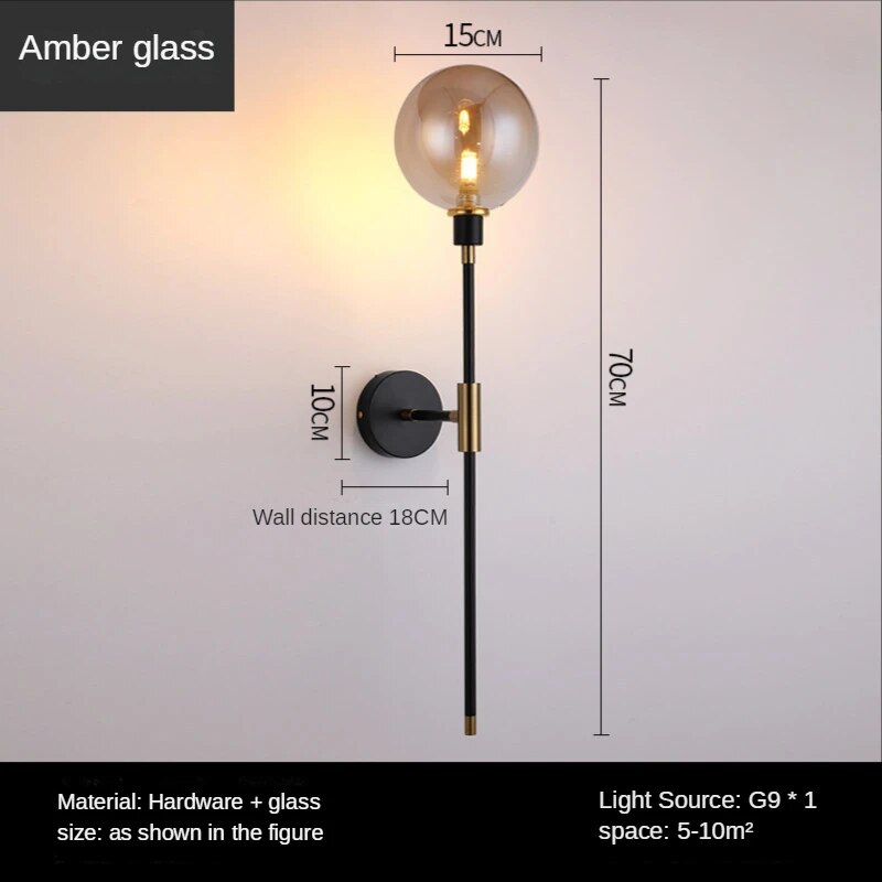 Black Sizzle Wall Light - Sleek Elegant Design for Luxurious Ambiance