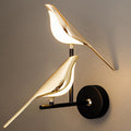 Double Chirpy LED Bird Nursery Wall Light - Hardwired Ambient