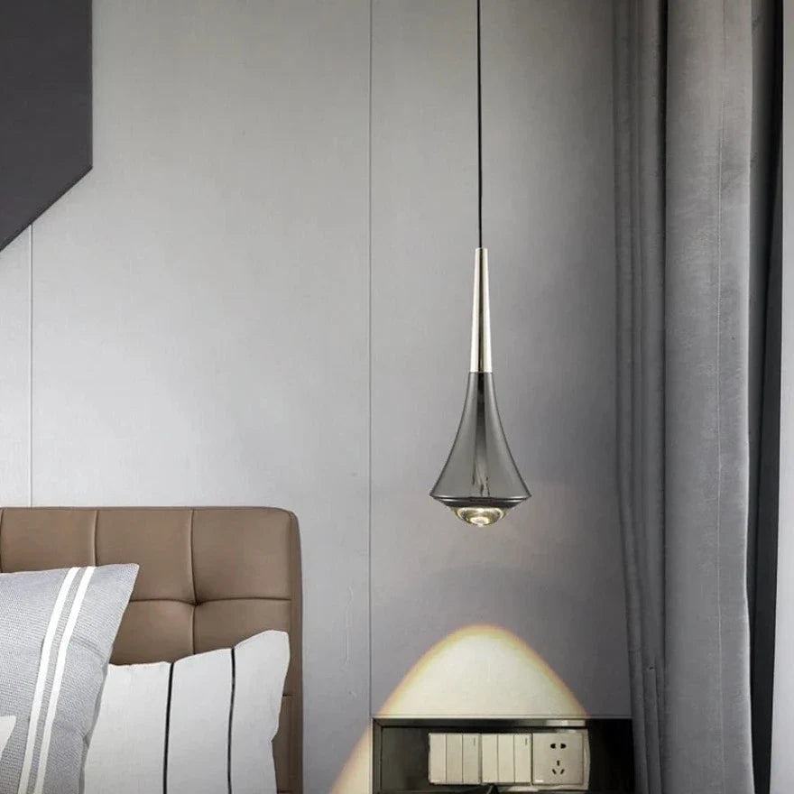 Dropping Pendant Light LED Integrated Adjustable Height Warm Light