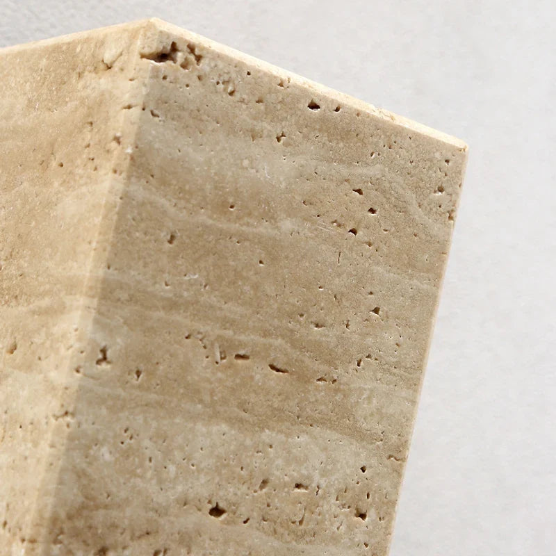 Travertine Wall Light Waterproof Indoor Outdoor Beige Brown