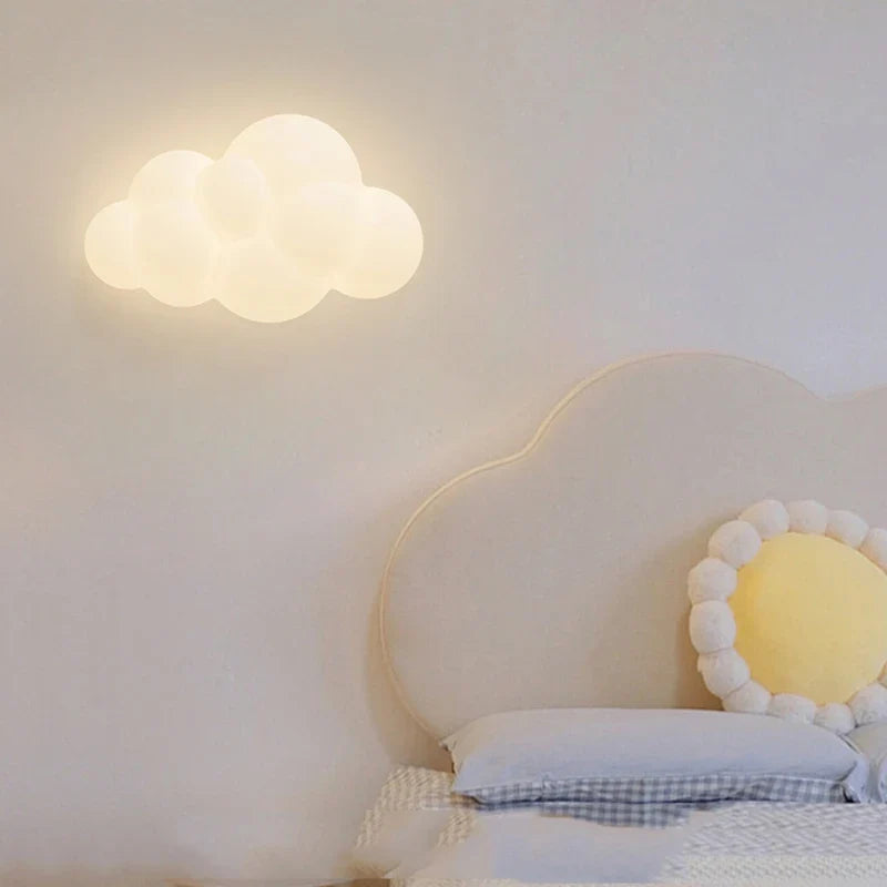 Remote Control Cloud Wall Lamp LED Adjustable Light Temperature