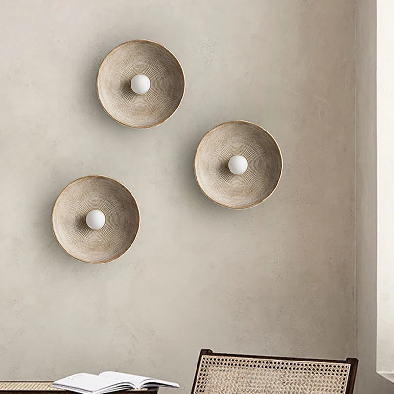 Desert Wall Lamp Scandi Style Warm White LED Light Bedroom