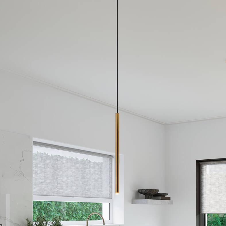 Trip Gold Pendant Light - Minimal Elegant Bedroom Hotel Lighting