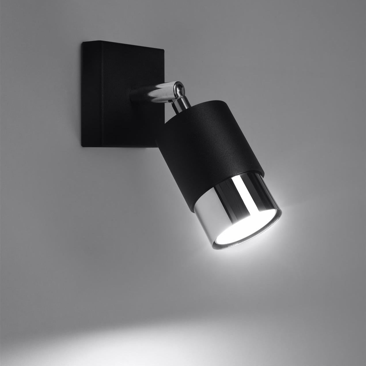 Trip Track Light Chrome Black Modern Ceiling Fitting
