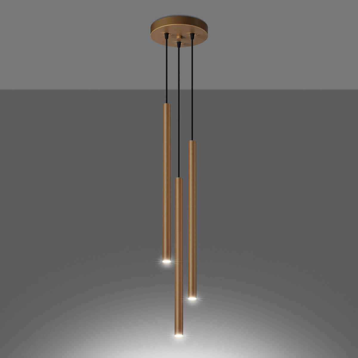 Trip Gold Pendant Light - Minimal Elegant Bedroom Hotel Lighting