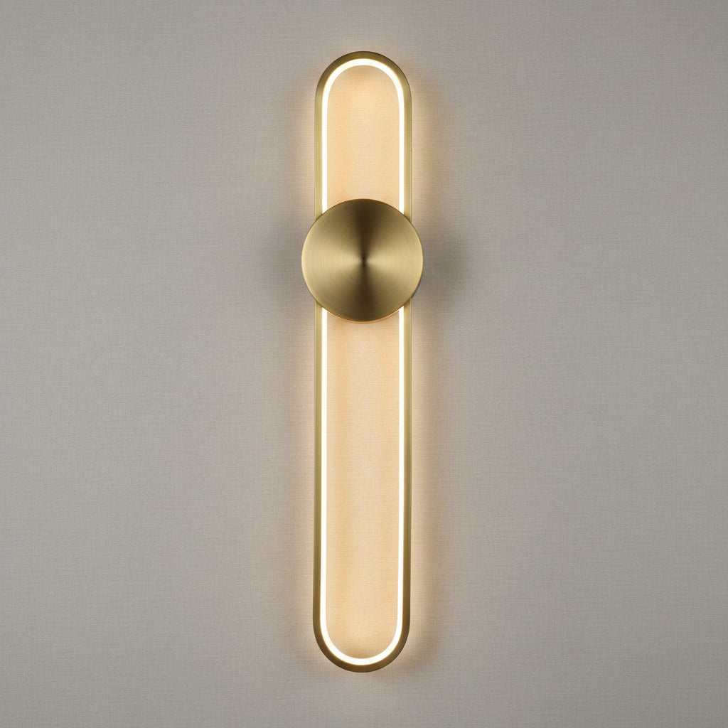 Elliptical Disc LED Wall Light - 3 CCT  Bedside Vanity