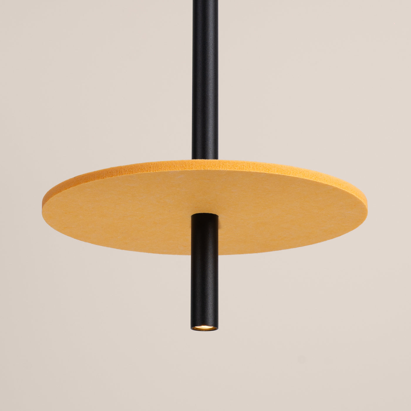 Modern Felt Disc Pendant Light G9 - Navy Yellow Beige Kitchen