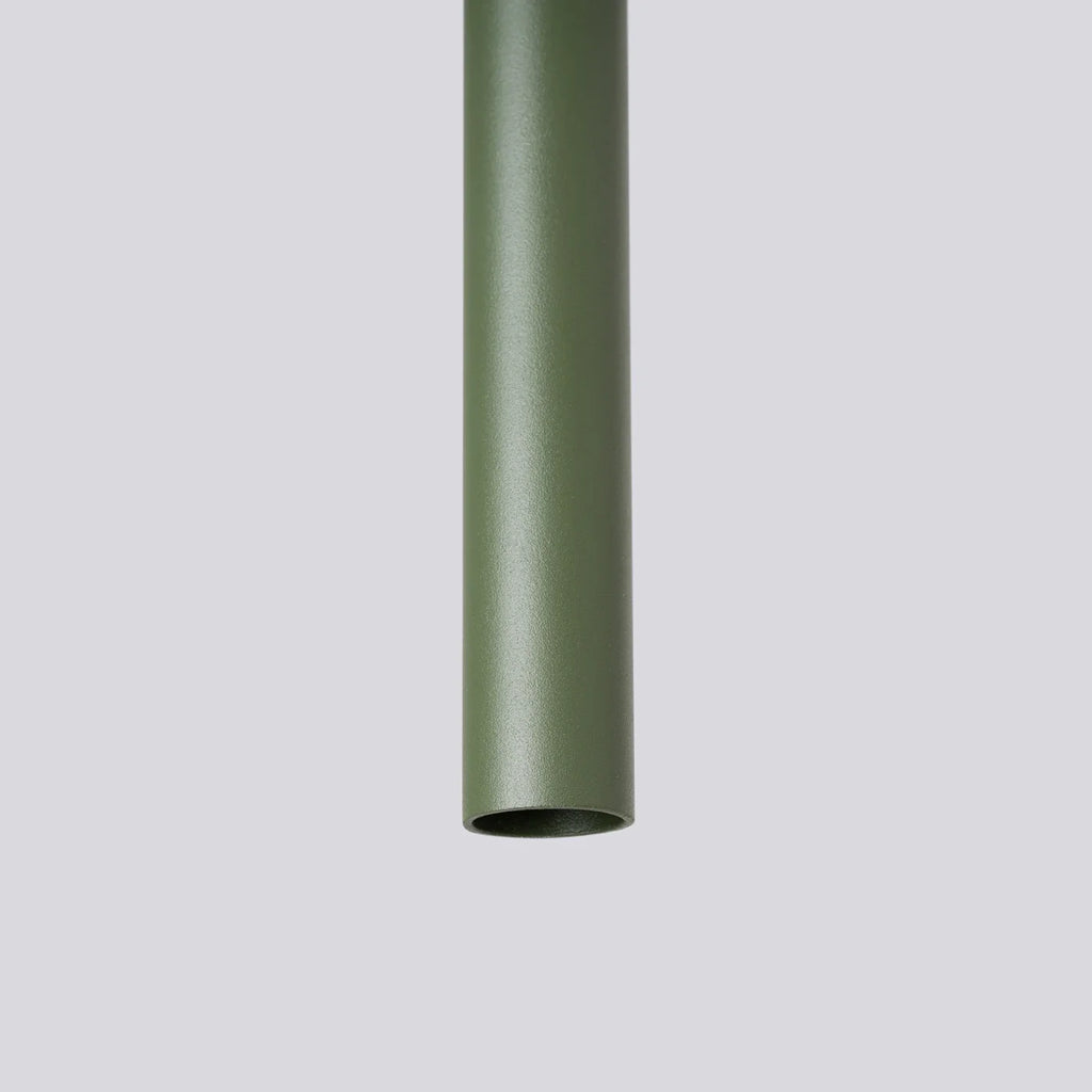 Trip Olive Green Pendant Light - Modern Cylindrical Kitchen Island