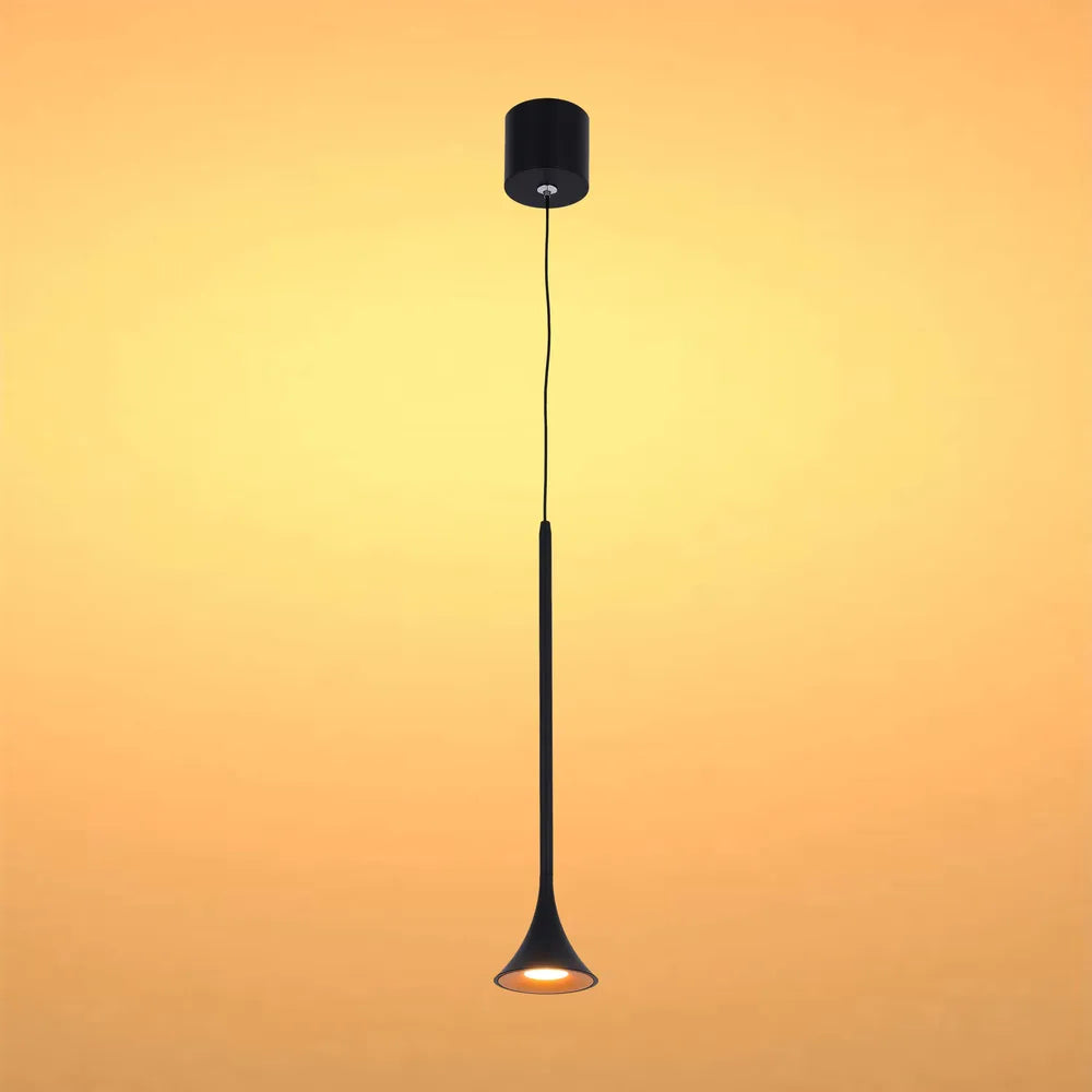 Trumpet Mini Pendant Spotlight - 5W LED Warm Bar Island Light